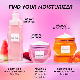 Glow Recipe gel blended into foundation for glowy makeup and subtle radiance