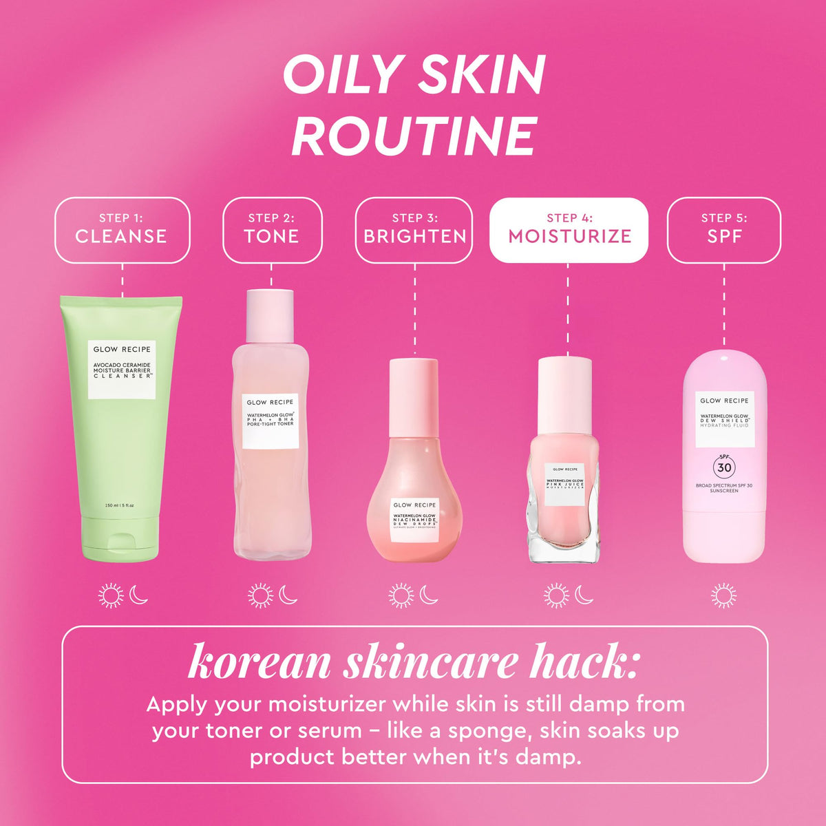 Glow Recipe gel on hand being applied to show quick-absorbing finish