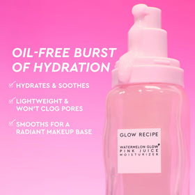 Glow Recipe open jar texture close-up showing gel consistency and hydrating look