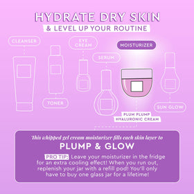 Glow Recipe cream on hand demonstrating quick-absorbing hydration and finish