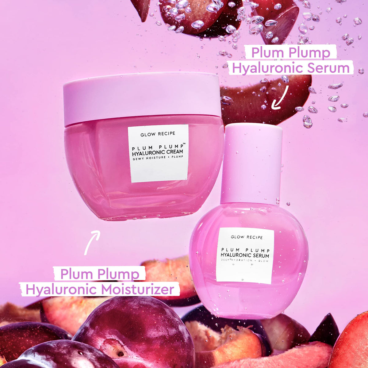 Glow Recipe sustainable packaging detail emphasizing refillable, reduced waste