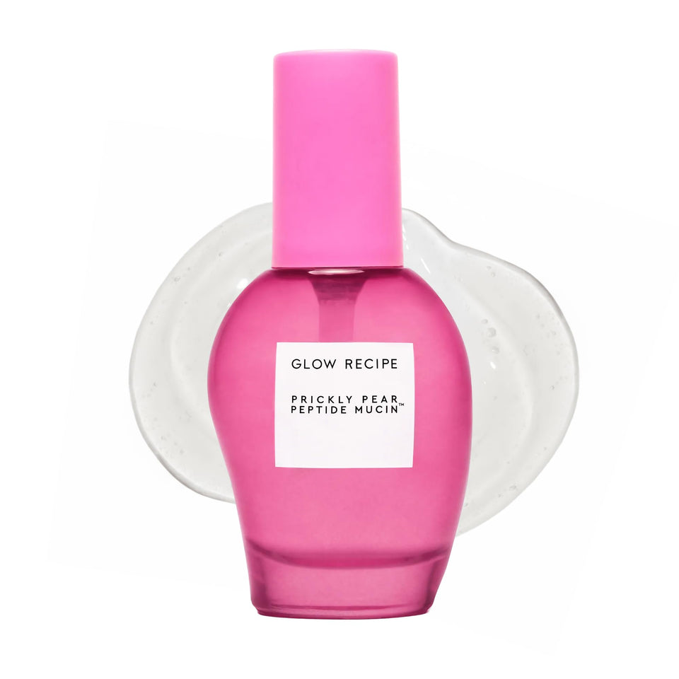 Glow Recipe front bottle showing sleek design and vegan hydrating serum benefit