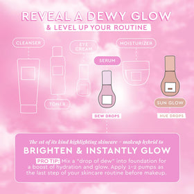 Glow Recipe primer application under makeup for smoother base