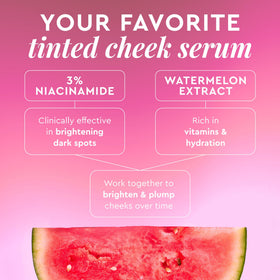 Glow Recipe dewy serum texture swirled on white surface, showing lightweight blendable finish
