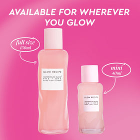 Toner on a bathroom counter in a lifestyle scene showing Glow Recipe daily routine benefit