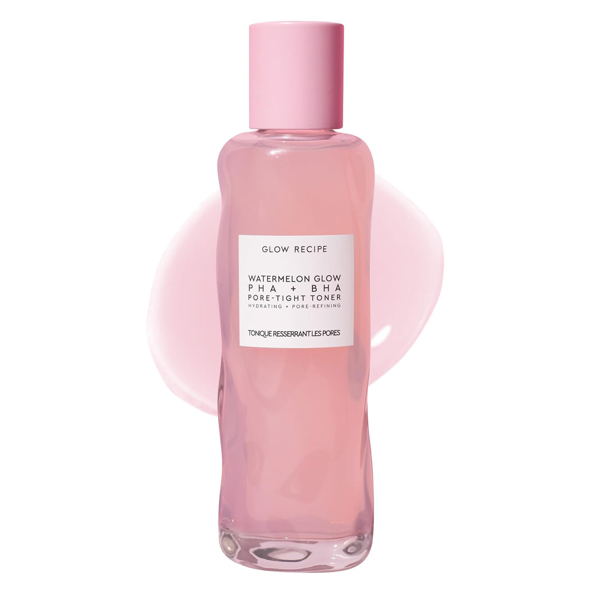 Glow Recipe front bottle view showing packaging and easy application benefit