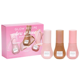 Glow Recipe front packaging trio, perfect holiday gift and travel convenience