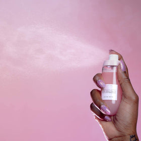 Glow Recipe label close-up highlighting clean, fruit-powered ingredients benefit