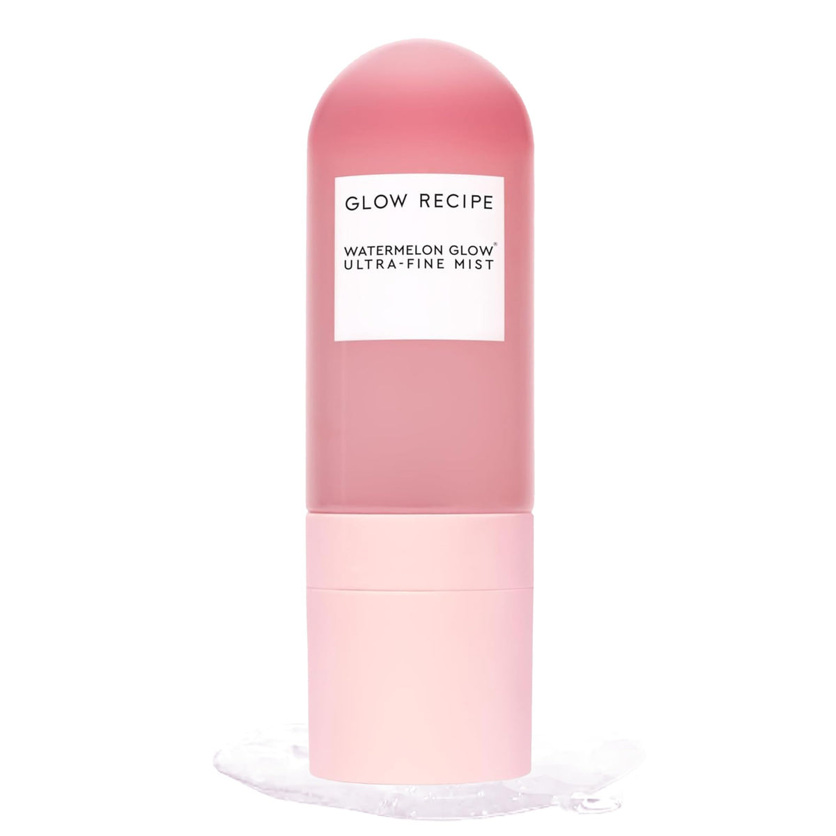 Glow Recipe bottle front packaging showing product and dewy finish benefit