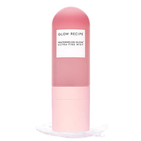 Glow Recipe bottle front packaging showing product and dewy finish benefit