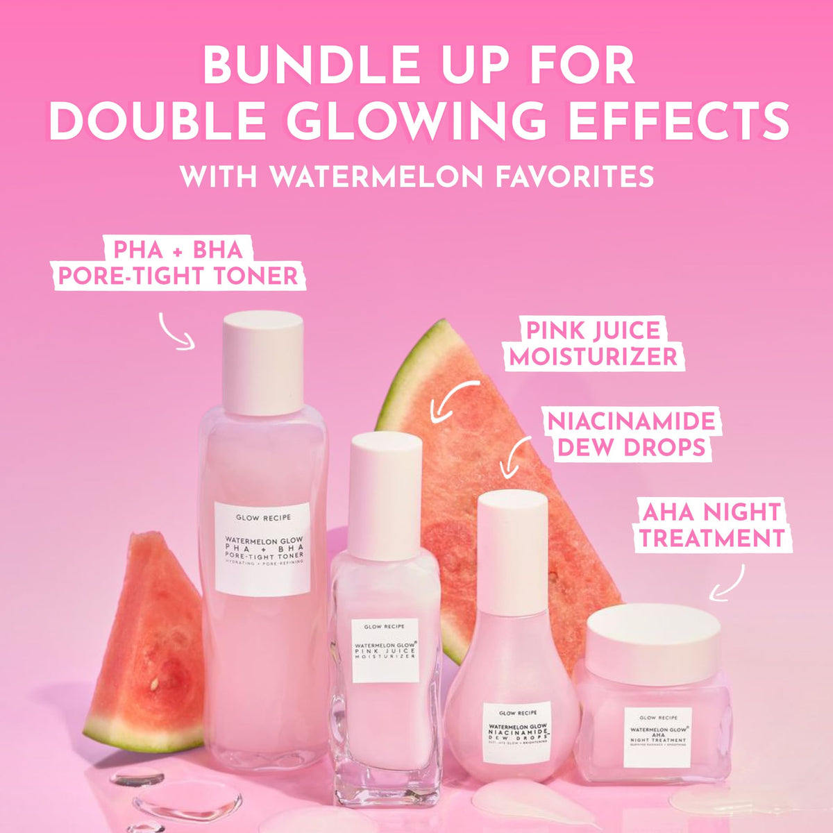 Glow Recipe applied in evening routine illustrating overnight use benefit
