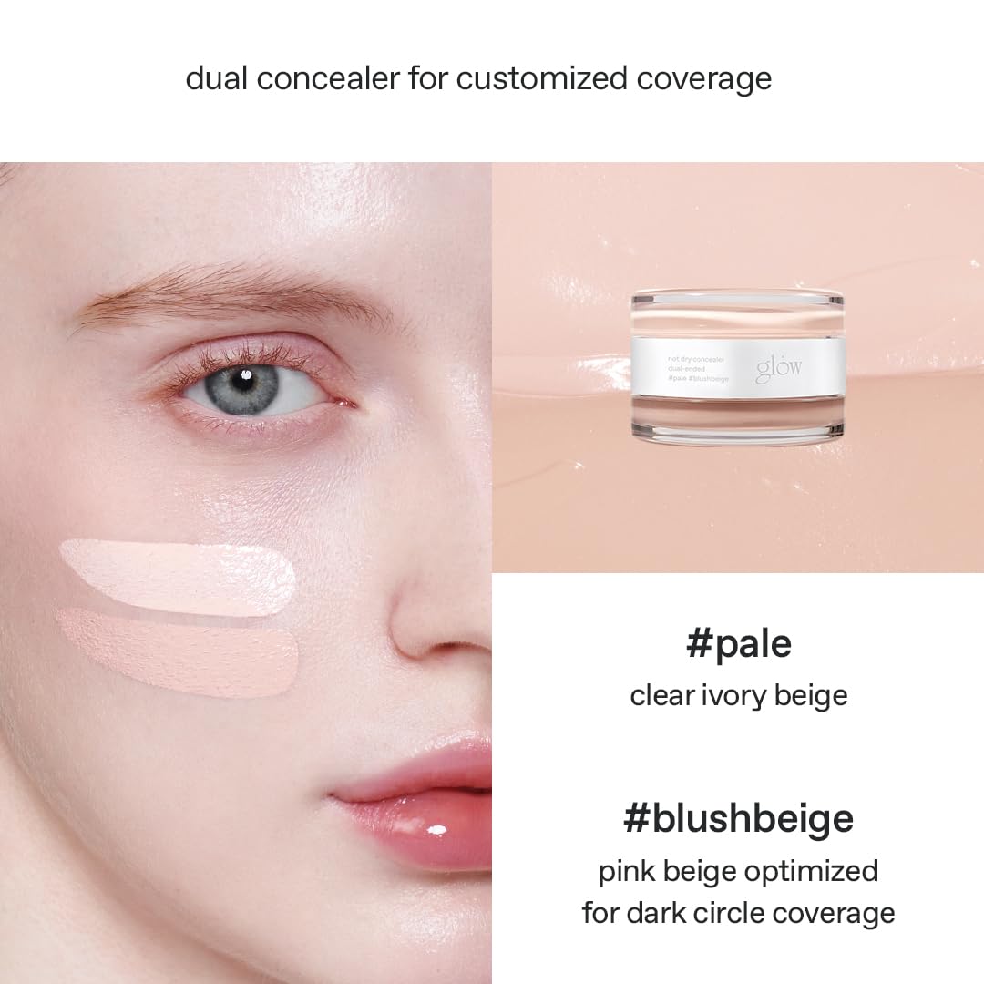 glow spot conceal before and after showing blemish coverage benefit