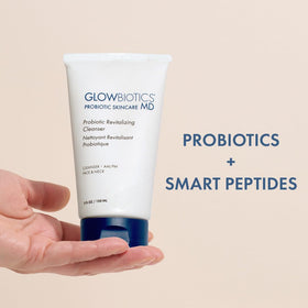Glowbiotics gel texture close-up showing hydrating consistency