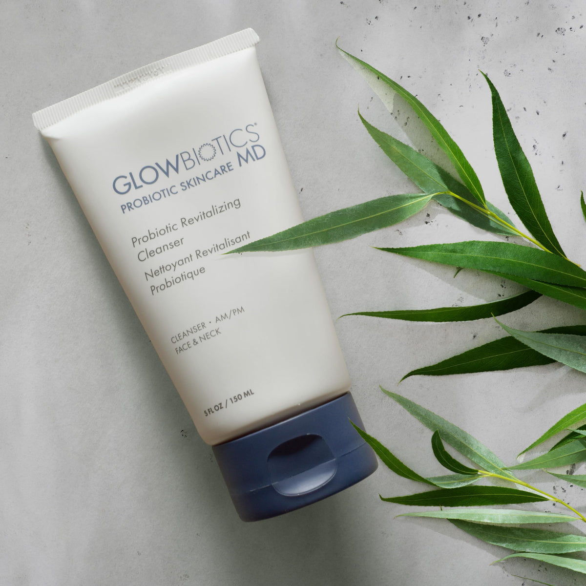 Glowbiotics ingredients list closeup showing peptide and probiotic benefits