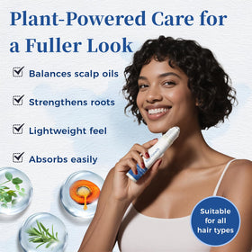Gluvelessia serum texture on hand highlighting lightweight, non-greasy feel