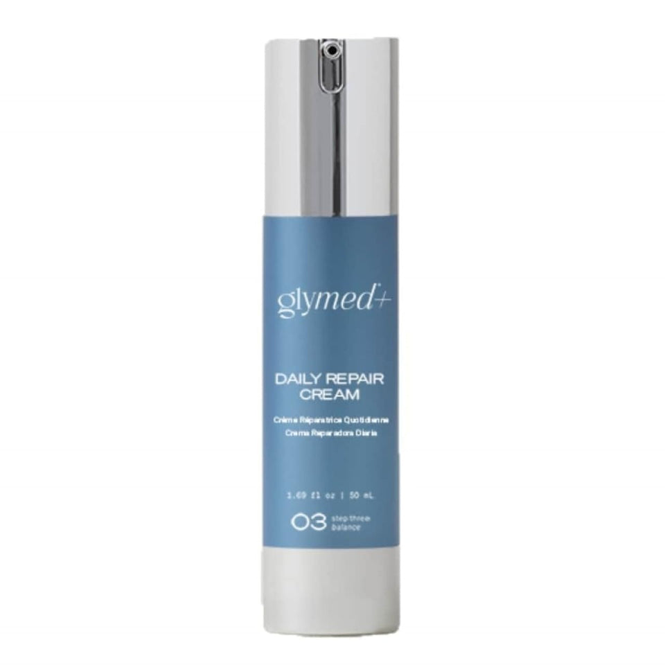 GlyMed Plus cream front packaging showing jar and moisturizing benefits