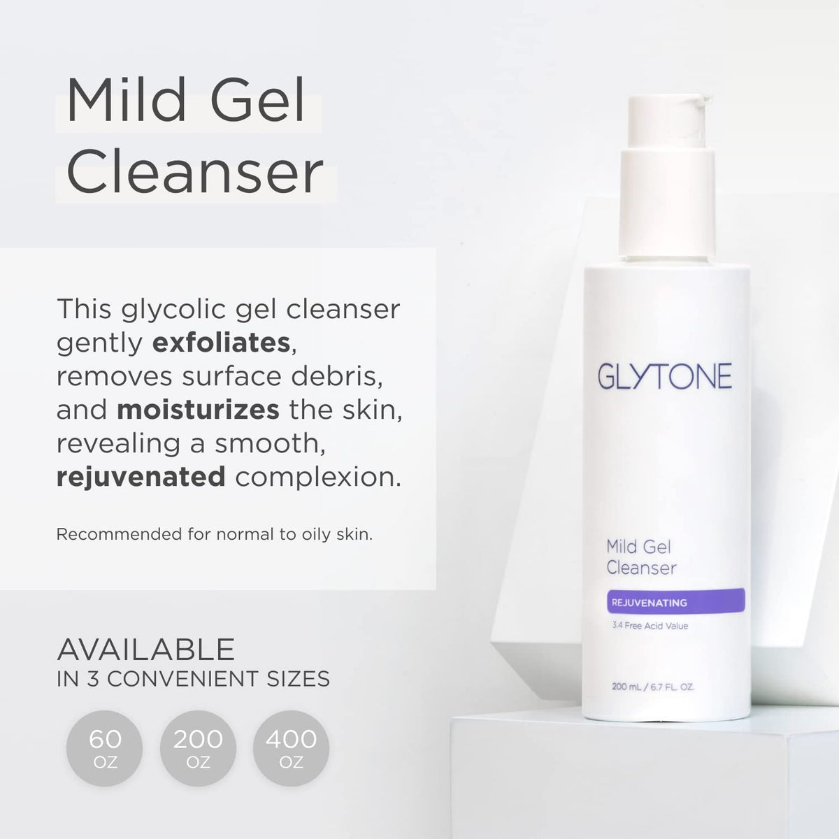 GLYTONE dispensing cream from pump for controlled daily use