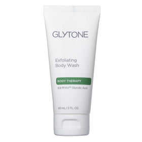 GLYTONE front packaging showing 2 fl oz bottle and clear branding, conveys product clarity