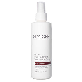 GLYTONE front packaging bottle showing label and 8 fl oz size, convenient for treatment
