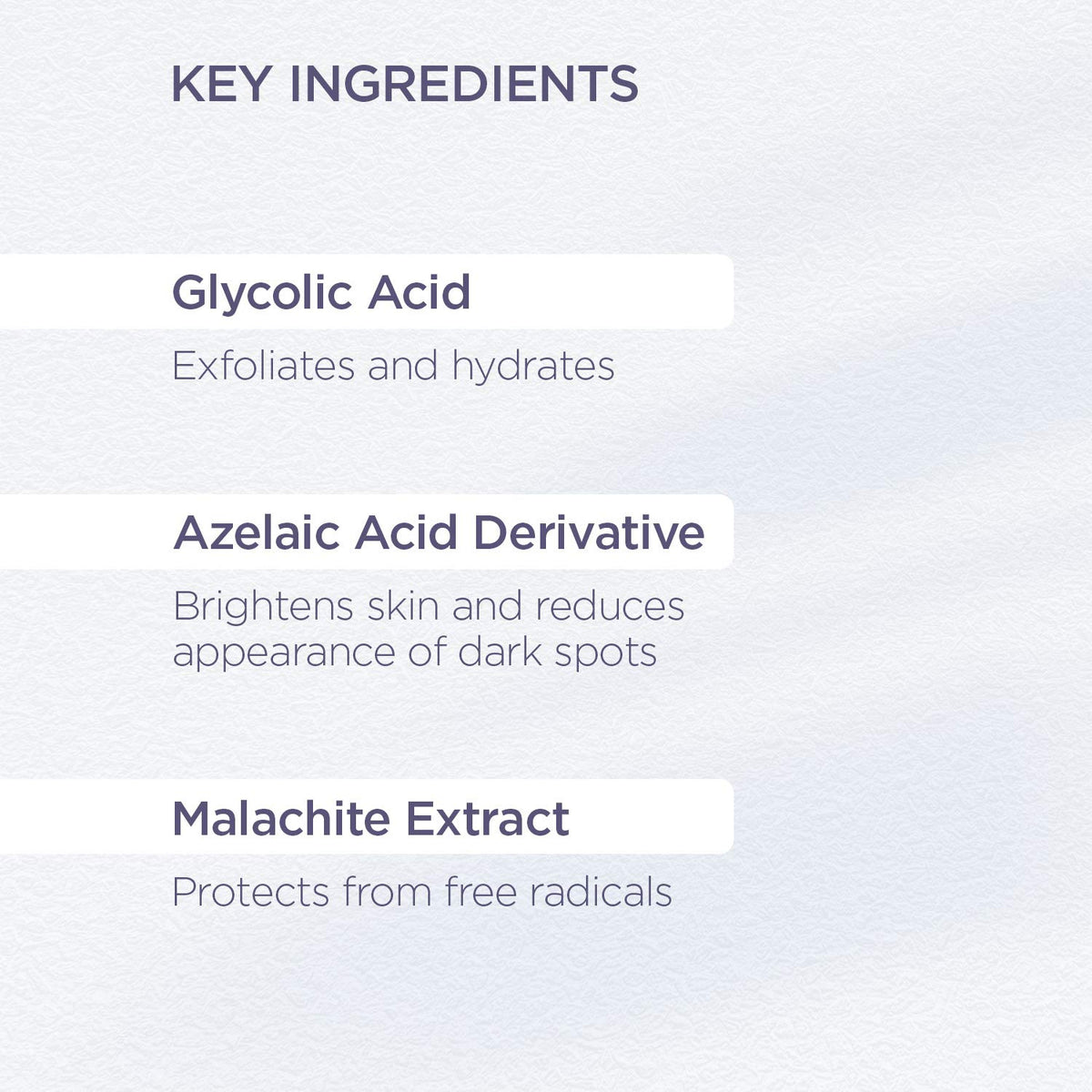 GLYTONE application with cotton pad demonstrating easy exfoliation