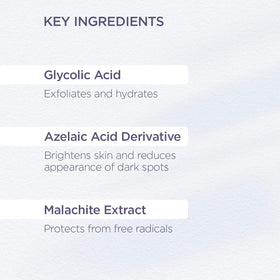 GLYTONE application with cotton pad demonstrating easy exfoliation