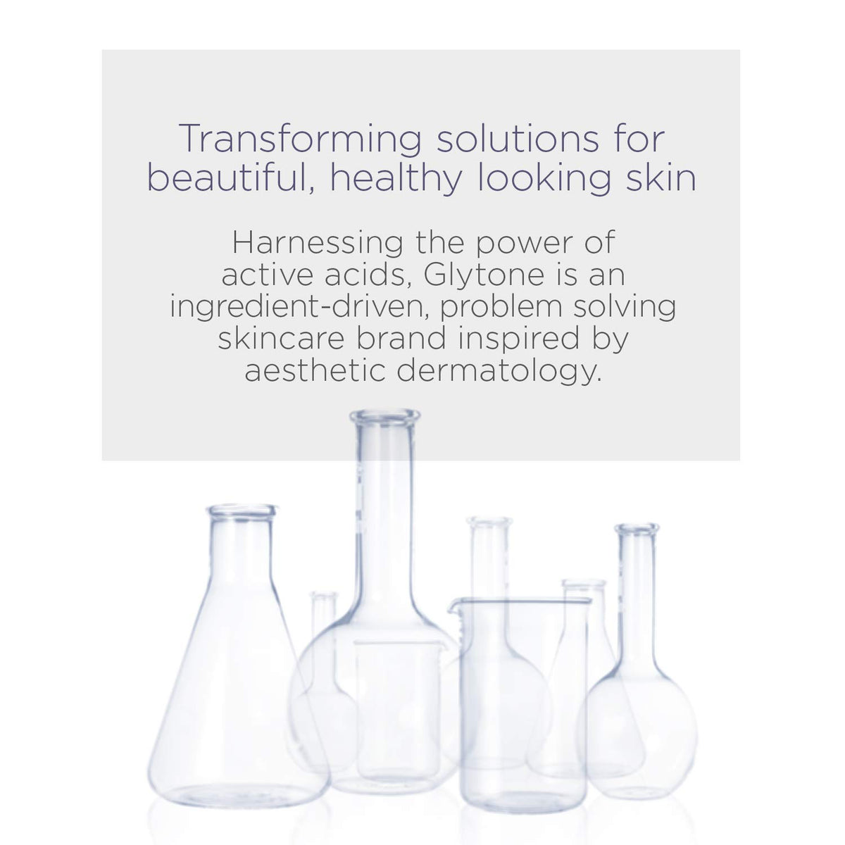 GLYTONE on bathroom shelf suggesting daily use and lifestyle benefit