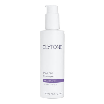 GLYTONE front packaging showing 6.7 fl oz bottle and clear label for easy identification and benefit