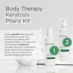 GLYTONE pump producing rich lather, demonstrates gentle cleansing and hydration