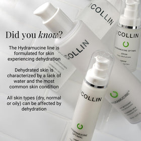 G.M. COLLIN Hydramucine applied on skin demonstrating immediate absorption benefit