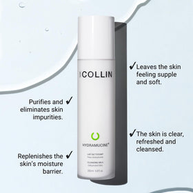 G.M. COLLIN pump dispensing milky emulsion for precise, hygienic use benefit