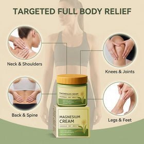 GMDPFHV lotion applied to legs and feet offering hydration and relief