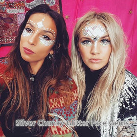 Go Ho festival scene with glittered performer illustrating bold nighttime visibility