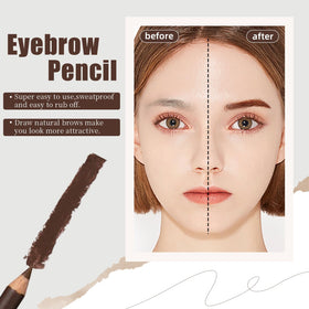Go Ho pencil next to hand showing compact size and easy portability