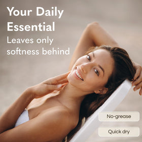 GODA used on damp leg after shower to lock in moisture benefit