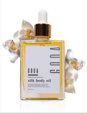 GODA front bottle showing sleek packaging and nourishing hydration benefit