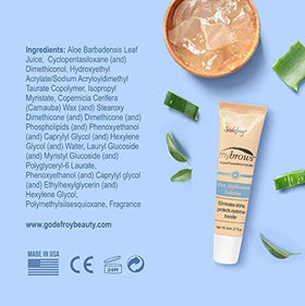 godefroy Mybrows applicator detail with liquid drop, precise controlled application