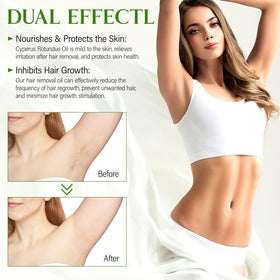 GOGIFTGO pouring oil into hand demonstrating gentle application and soothing effect