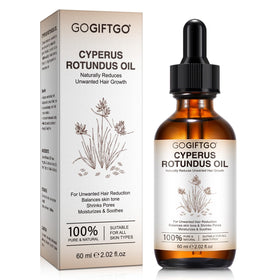 GOGIFTGO bottle front view showing cyperus oil and 60ml size benefits