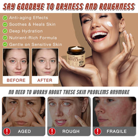 GOGIFTGO raw honey and rendered tallow ingredients highlighting natural nutrients