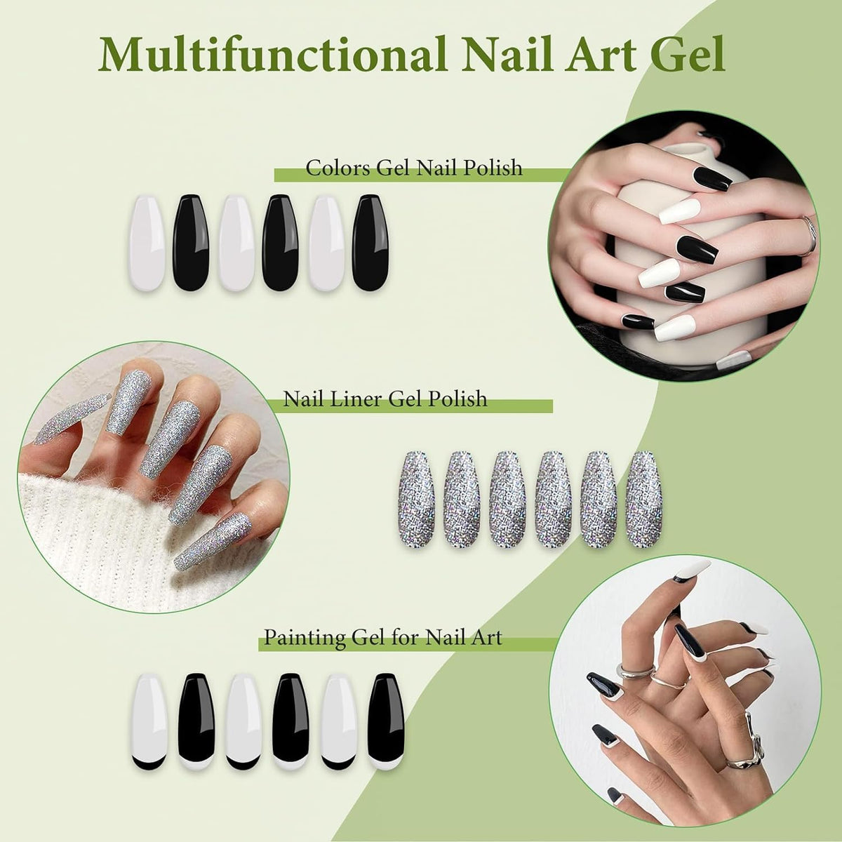 GOICC in-use applying French tip with built-in thin brush