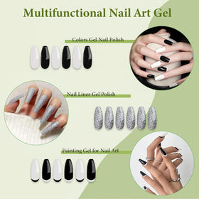 GOICC in-use applying French tip with built-in thin brush