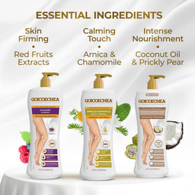 Goicoechea Coconut Oil & Prickly Pear bottle front label deep hydration