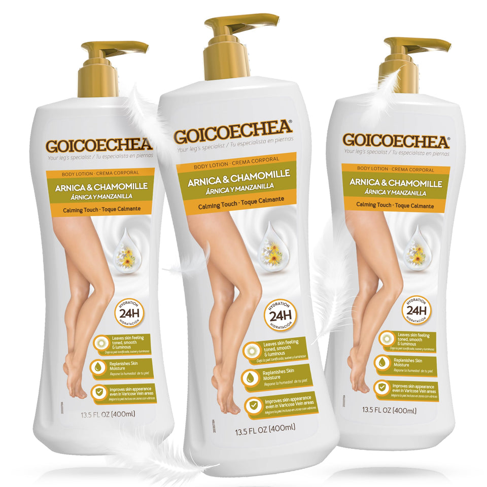Goicoechea three-pack front view showing packaging and size benefits