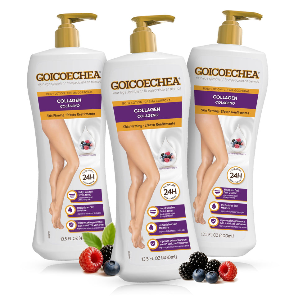 Goicoechea front packaging showing bottle and label for clear product ID and benefit