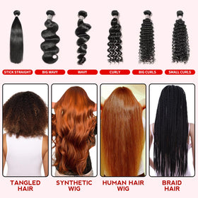 Goiple after detangle showing restored shine and softer fibers