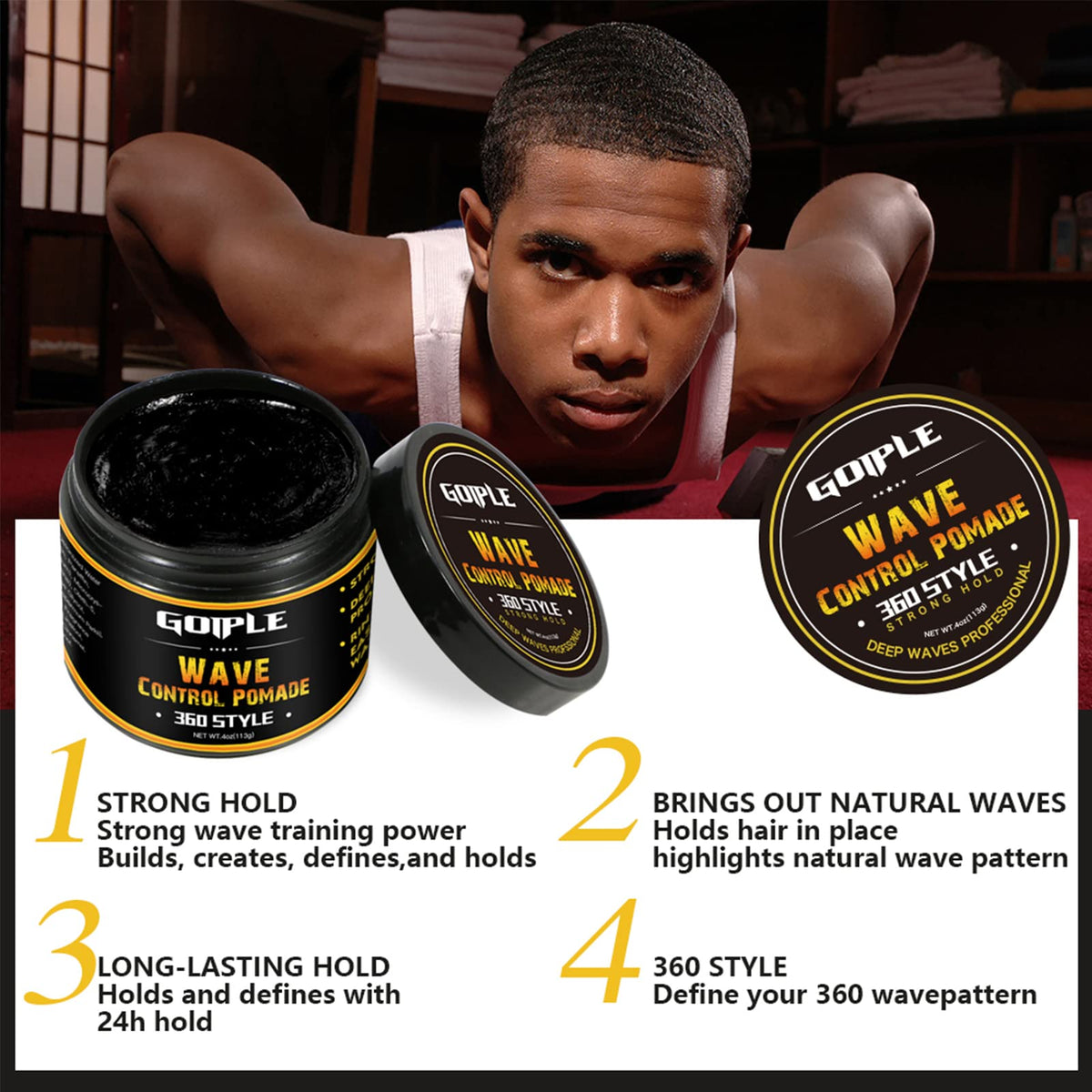 Goiple product warmed in hands for smooth spread and easy application benefit