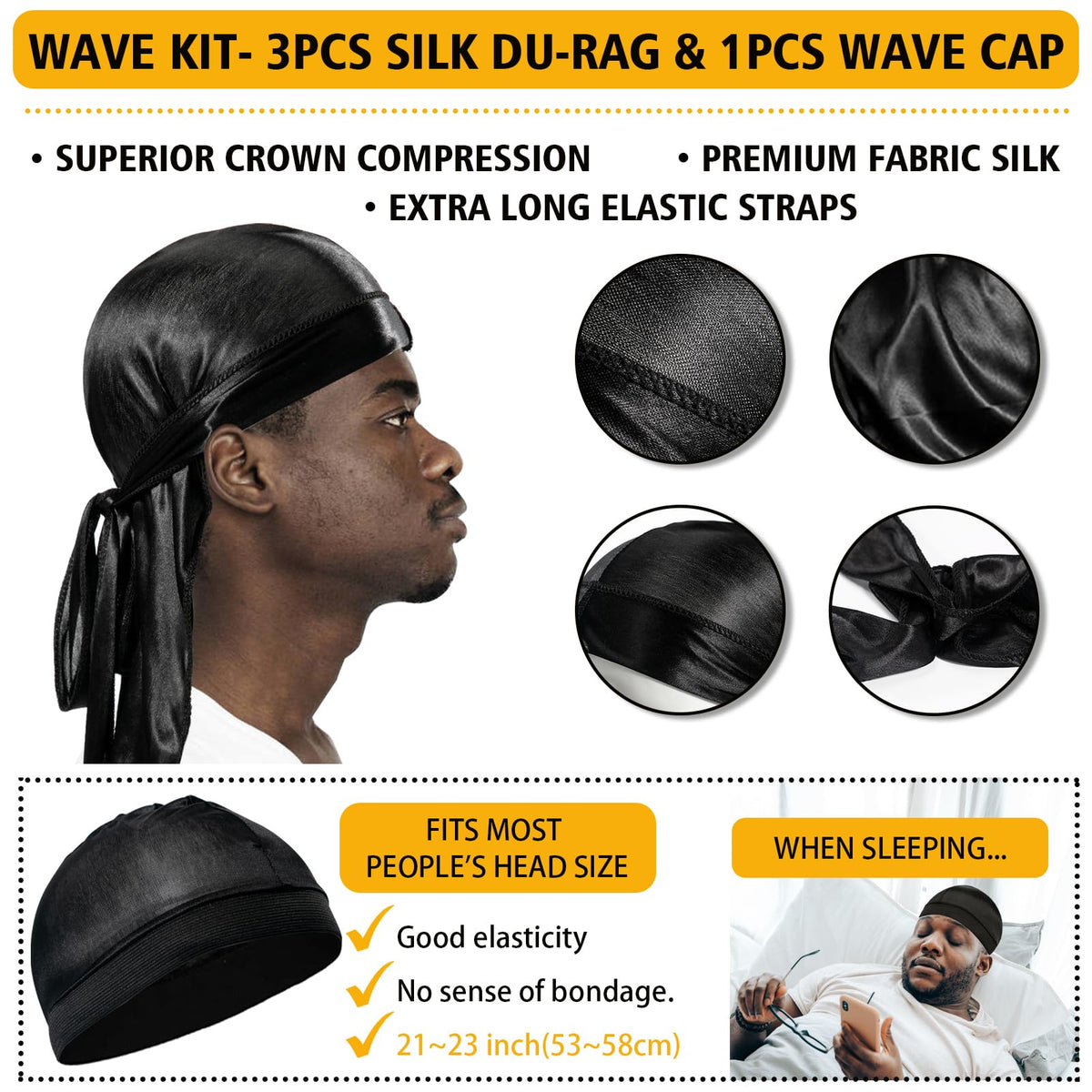 Goiple application on short hair demonstrating wave definition and control