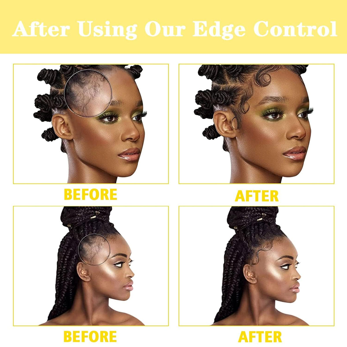 Goiple applied with brush smoothing edges for precise control