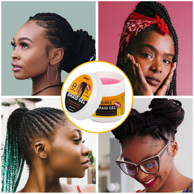 Goiple before and after braids showing neater, smoother results