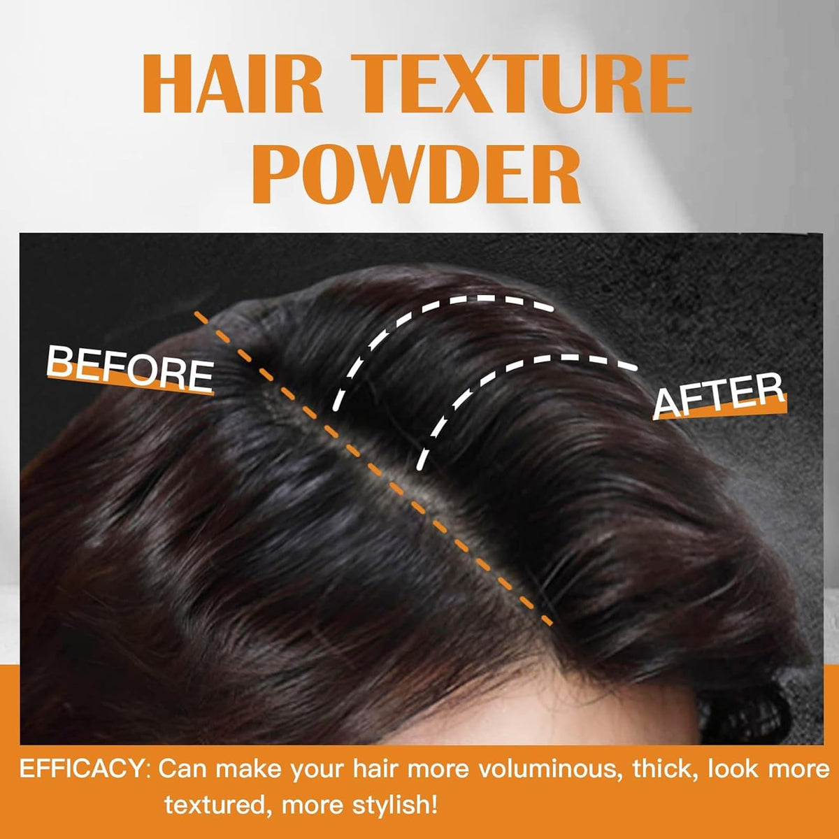Goiple before-and-after image demonstrating visible root lift and fuller appearance
